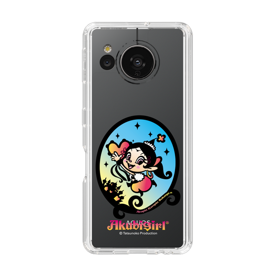 スリムプロテクションケース［ アクビガール - オーバル ］