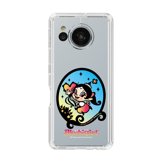 スリムプロテクションケース［ アクビガール - オーバル ］