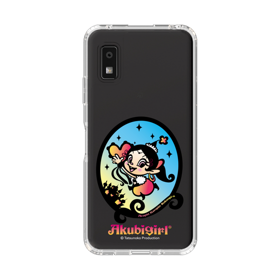 スリムプロテクションケース［ アクビガール - オーバル ］