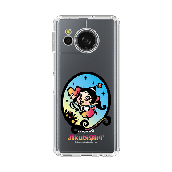 スリムプロテクションケース［ アクビガール - オーバル ］