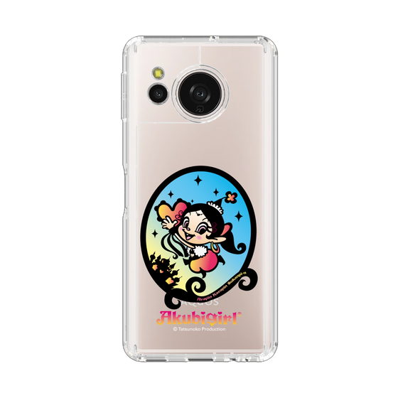 スリムプロテクションケース［ アクビガール - オーバル ］