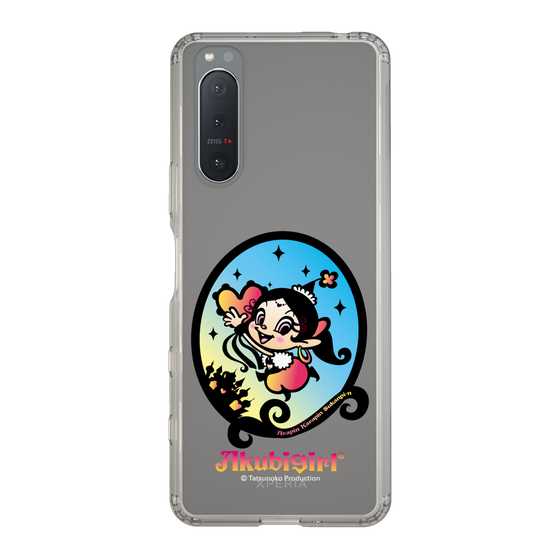 スリムプロテクションケース［ アクビガール - オーバル ］