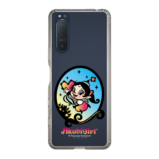 スリムプロテクションケース［ アクビガール - オーバル ］