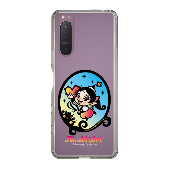 スリムプロテクションケース［ アクビガール - オーバル ］
