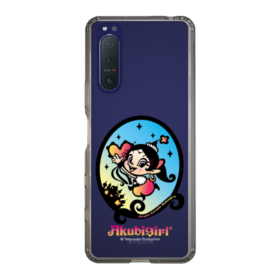 スリムプロテクションケース［ アクビガール - オーバル ］