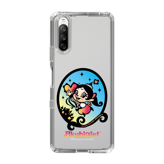 スリムプロテクションケース［ アクビガール - オーバル ］