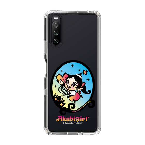 スリムプロテクションケース［ アクビガール - オーバル ］
