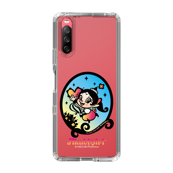 スリムプロテクションケース［ アクビガール - オーバル ］