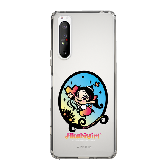 スリムプロテクションケース［ アクビガール - オーバル ］