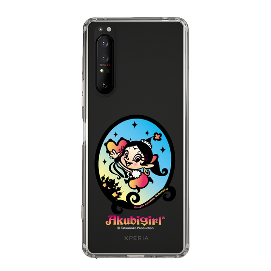 スリムプロテクションケース［ アクビガール - オーバル ］
