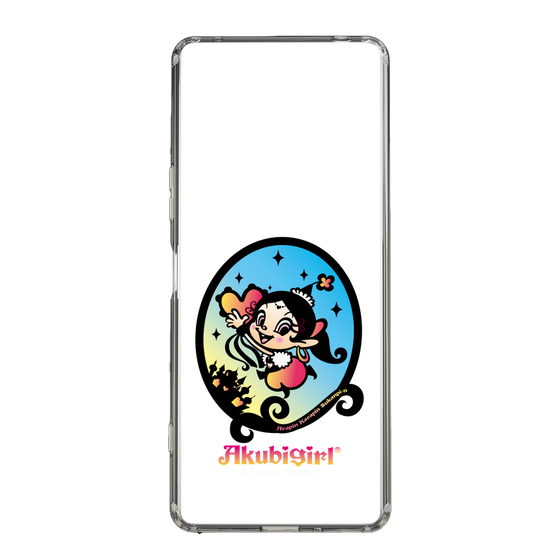 スリムプロテクションケース［ アクビガール - オーバル ］