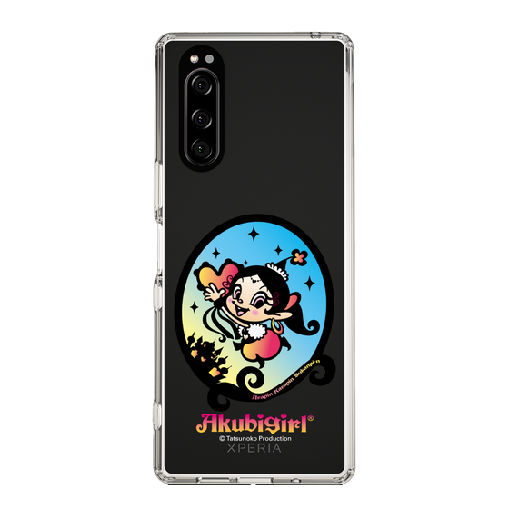 スリムプロテクションケース［ アクビガール - オーバル ］