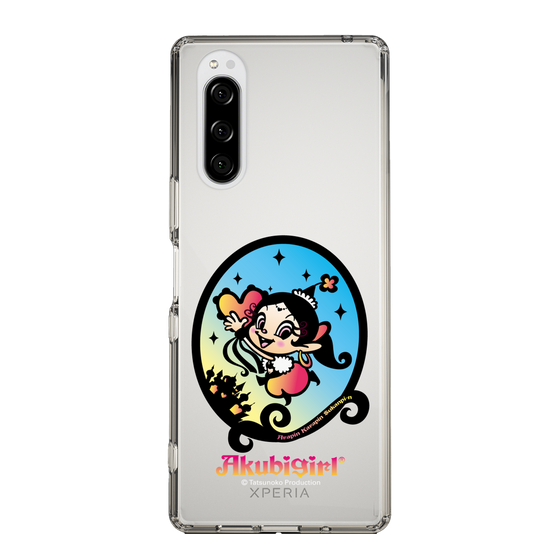 スリムプロテクションケース［ アクビガール - オーバル ］