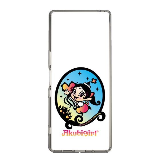 スリムプロテクションケース［ アクビガール - オーバル ］