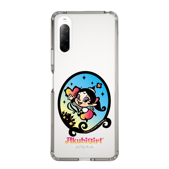 スリムプロテクションケース［ アクビガール - オーバル ］