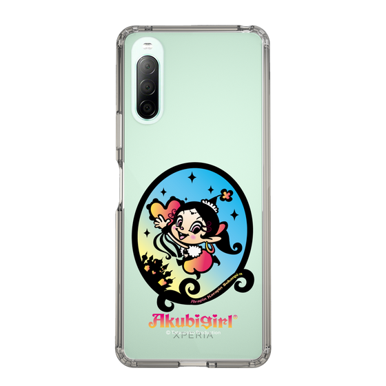 スリムプロテクションケース［ アクビガール - オーバル ］