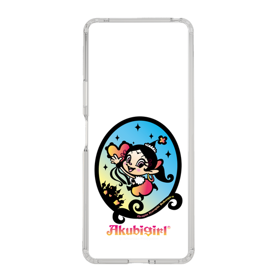 スリムプロテクションケース［ アクビガール - オーバル ］
