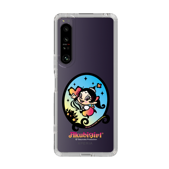 スリムプロテクションケース［ アクビガール - オーバル ］