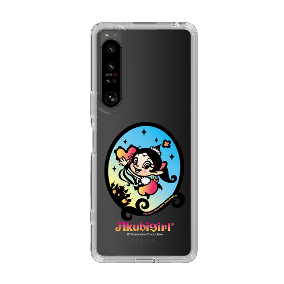 スリムプロテクションケース［ アクビガール - オーバル ］