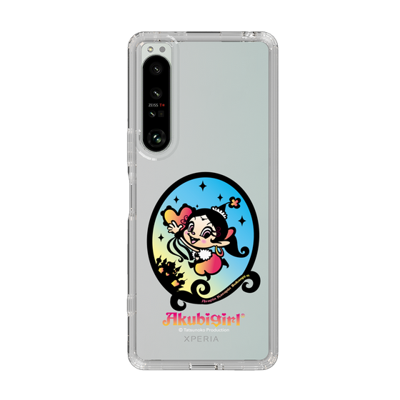 スリムプロテクションケース［ アクビガール - オーバル ］