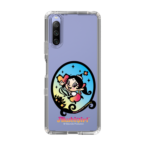 スリムプロテクションケース［ アクビガール - オーバル ］