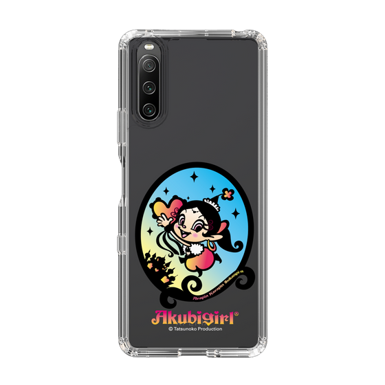 スリムプロテクションケース［ アクビガール - オーバル ］
