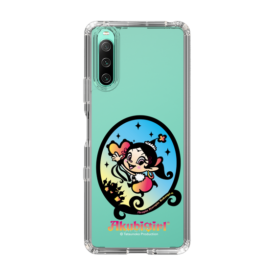 スリムプロテクションケース［ アクビガール - オーバル ］