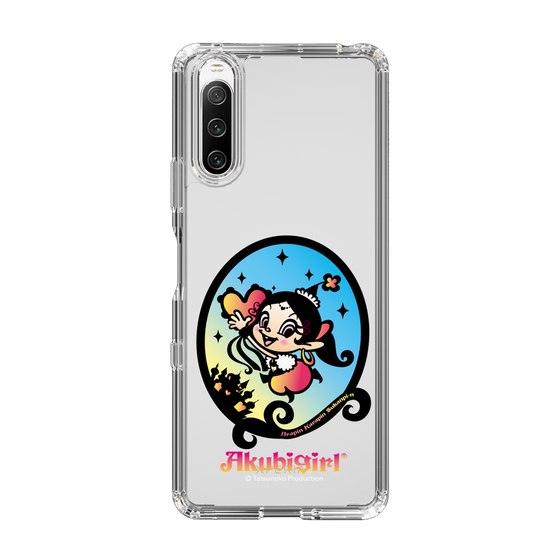 スリムプロテクションケース［ アクビガール - オーバル ］