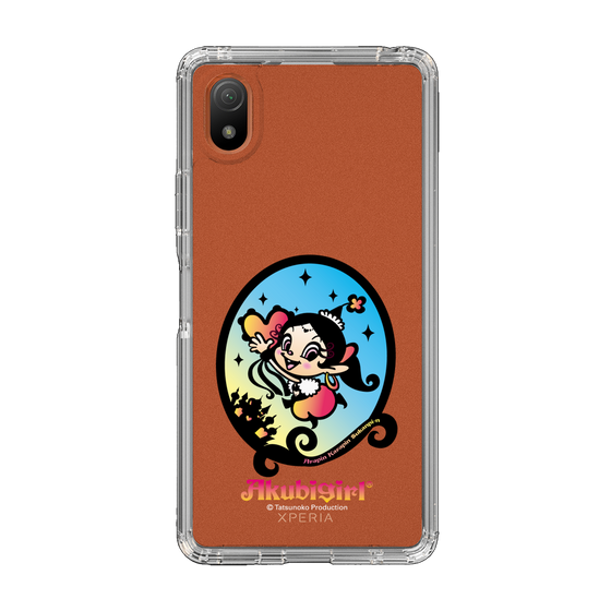スリムプロテクションケース［ アクビガール - オーバル ］