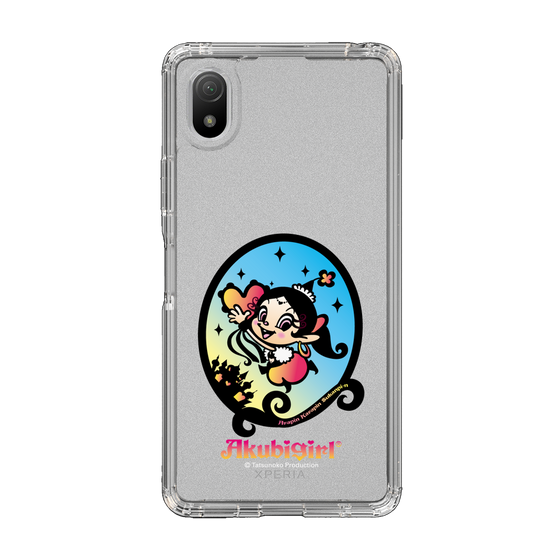 スリムプロテクションケース［ アクビガール - オーバル ］