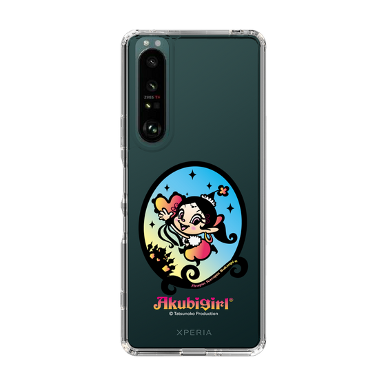 スリムプロテクションケース［ アクビガール - オーバル ］