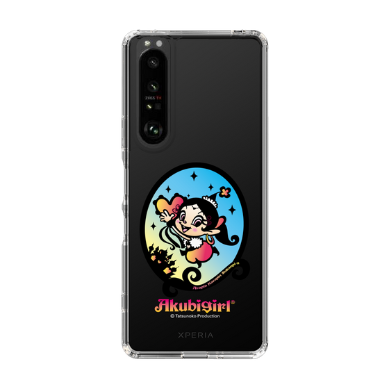 スリムプロテクションケース［ アクビガール - オーバル ］