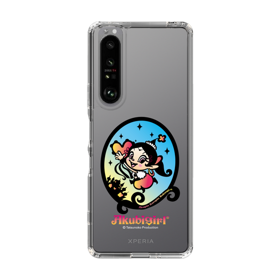 スリムプロテクションケース［ アクビガール - オーバル ］