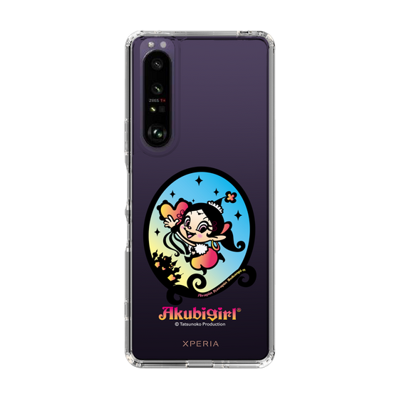 スリムプロテクションケース［ アクビガール - オーバル ］