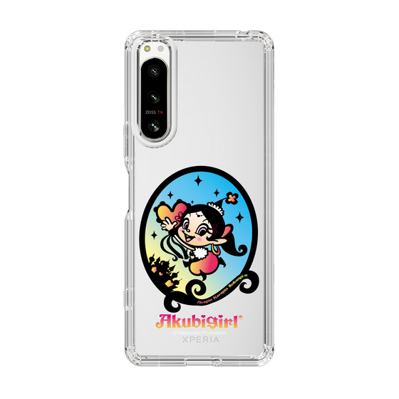 スリムプロテクションケース［ アクビガール - オーバル ］