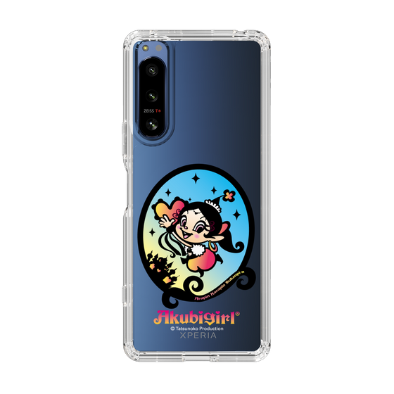 スリムプロテクションケース［ アクビガール - オーバル ］