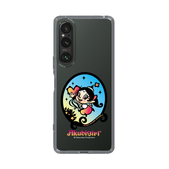 スリムプロテクションケース［ アクビガール - オーバル ］