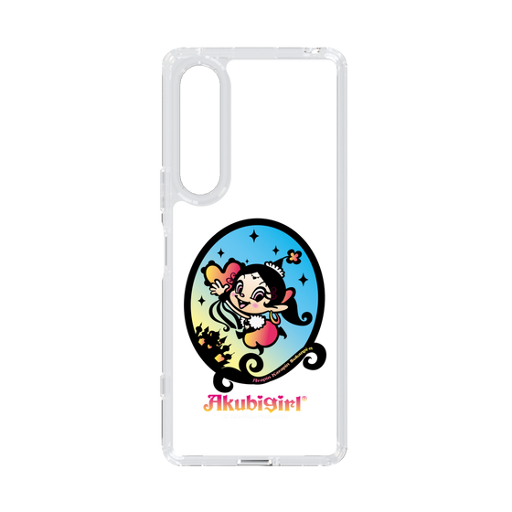 スリムプロテクションケース［ アクビガール - オーバル ］