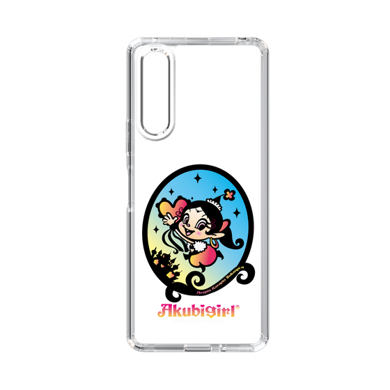 スリムプロテクションケース［ アクビガール - オーバル ］