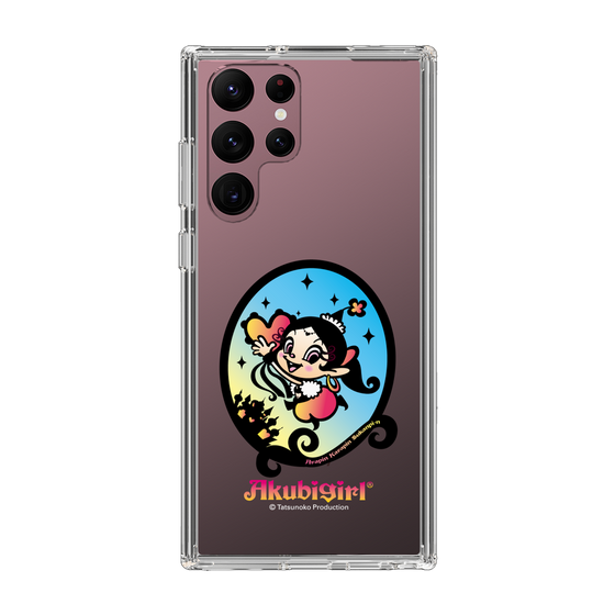 スリムプロテクションケース［ アクビガール - オーバル ］