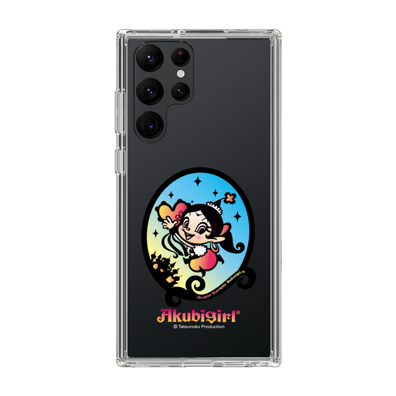 スリムプロテクションケース［ アクビガール - オーバル ］