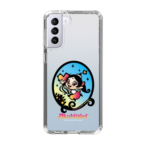 スリムプロテクションケース［ アクビガール - オーバル ］