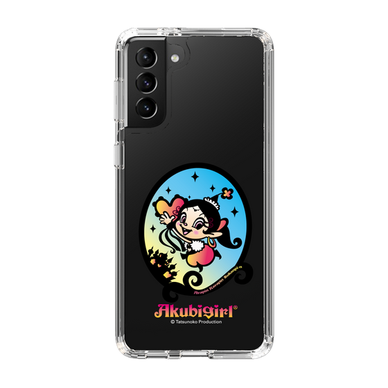 スリムプロテクションケース［ アクビガール - オーバル ］