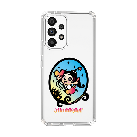 スリムプロテクションケース［ アクビガール - オーバル ］