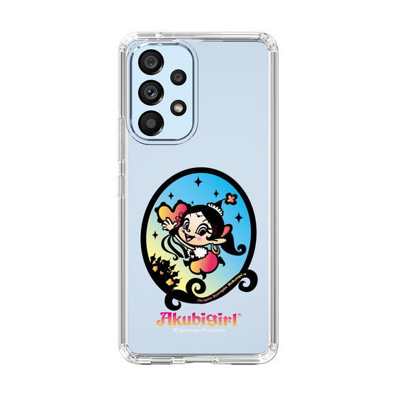 スリムプロテクションケース［ アクビガール - オーバル ］