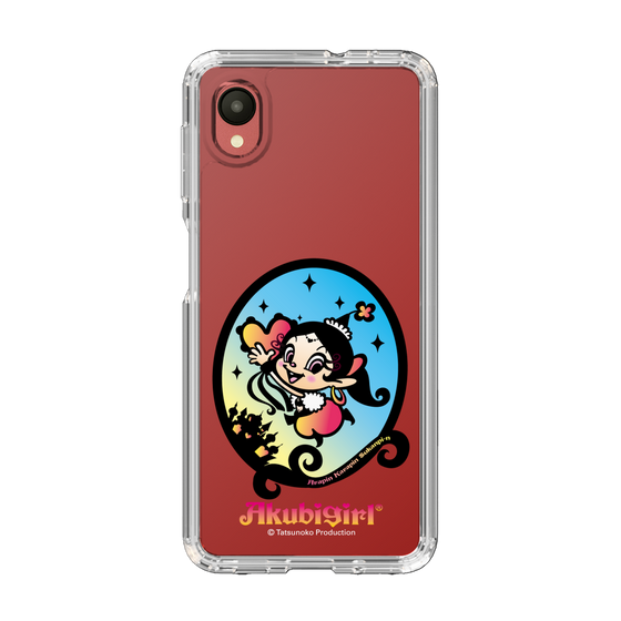 スリムプロテクションケース［ アクビガール - オーバル ］
