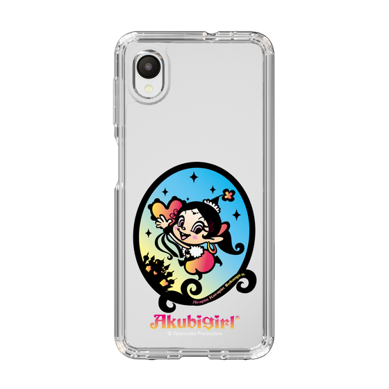 スリムプロテクションケース［ アクビガール - オーバル ］