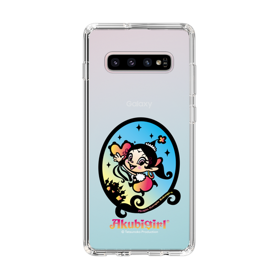 スリムプロテクションケース［ アクビガール - オーバル ］
