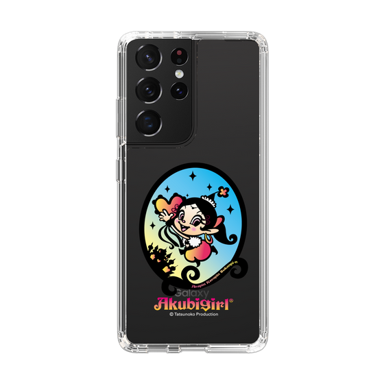 スリムプロテクションケース［ アクビガール - オーバル ］