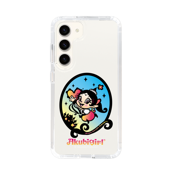 スリムプロテクションケース［ アクビガール - オーバル ］